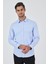 Uzun Kol Düz Bez Ayağı Sert Yaka Cepsiz Pamuklu Classic Slim Fit Gömlek 1004250195 4
