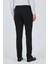 Siyah Esnek Yandan Cepli Casual Slim Fit Jogger Pantolon 1003250157 5
