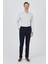 Koyu Lacivert Esnek Yandan Cepli Casual Slim Fit Jogger Pantolon 1003250156 2