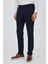Koyu Lacivert Esnek Yandan Cepli Casual Slim Fit Jogger Pantolon 1003250156 3