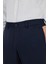 Koyu Lacivert Esnek Yandan Cepli Casual Slim Fit Jogger Pantolon 1003250156 4