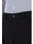 Siyah Esnek Yandan Cepli Casual Slim Fit Jogger Pantolon 1003250162 4