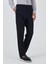 Koyu Lacivert Esnek Yandan Cepli Casual Standart Fit Jogger Pantolon 1003250119 3