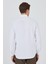 Uzun Kol Desenli Armürlü Sert Yaka Cepsiz Pamuklu Classic Slim Fit Gömlek 1004250194 5