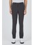 Koyu Antrasit Esnek Yandan Cepli Casual Slim Fit Jogger Pantolon 1003250162 1