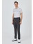 Koyu Antrasit Esnek Yandan Cepli Casual Slim Fit Jogger Pantolon 1003250162 2