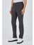 Koyu Antrasit Esnek Yandan Cepli Casual Slim Fit Jogger Pantolon 1003250162 3
