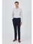 Koyu Lacivert Esnek Yandan Cepli Casual Slim Fit Jogger Pantolon 1003250162 2