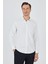 Ekru Yarım Italyan Yaka Cepsiz Gabardin Uzun Kol Slim Fit Esnek Gömlek 1004250235 2