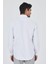 Beyaz Sert Yaka Düz Classic Pamuklu Slim Fit Gömlek 1004250900 5