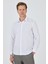 Uzun Kol Desenli Armürlü Sert Yaka Cepsiz Pamuklu Classic Slim Fit Gömlek 1004250208 1