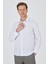 Uzun Kol Desenli Armürlü Sert Yaka Cepsiz Pamuklu Classic Slim Fit Gömlek 1004250208 3