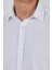 Uzun Kol Desenli Armürlü Sert Yaka Cepsiz Pamuklu Classic Slim Fit Gömlek 1004250208 4