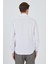 Uzun Kol Desenli Armürlü Sert Yaka Cepsiz Pamuklu Classic Slim Fit Gömlek 1004250208 5