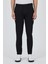 Siyah Armürlü Yan Cep Düz Paça Slim Fit Pamuklu Casual Chino Pantolon 1003250120 1