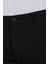 Siyah Armürlü Yan Cep Düz Paça Slim Fit Pamuklu Casual Chino Pantolon 1003250120 4