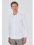 Uzun Kol Düz Bez Ayağı Sert Yaka Cepsiz Pamuklu Classic Slim Fit Gömlek 1004250195 1