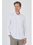Uzun Kol Düz Bez Ayağı Sert Yaka Cepsiz Pamuklu Classic Slim Fit Gömlek 1004250195 3