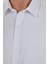 Uzun Kol Düz Bez Ayağı Sert Yaka Cepsiz Pamuklu Classic Slim Fit Gömlek 1004250195 4