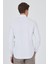 Uzun Kol Düz Bez Ayağı Sert Yaka Cepsiz Pamuklu Classic Slim Fit Gömlek 1004250195 5
