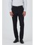 Siyah Gabardin Yan Cep Düz Paça Comfort Fit Pamuklu Casual Chino Pantolon 1003250121 1