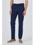 Koyu Lacivert Esnek Yandan Cepli Casual Comfort Fit Jogger Pantolon 1003250117 3