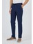 Koyu Lacivert Esnek Yandan Cepli Casual Comfort Fit Jogger Pantolon 1003250117 4