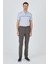Koyu Vizon Esnek Yandan Cepli Casual Slim Fit Jogger Pantolon 1003250162 2