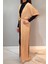 Piliseli Kimono Pareo Kaftan Bağlanabilir RPK004 Bej 2