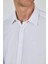 Uzun Kol Desenli Armürlü Sert Yaka Cepsiz Pamuklu Classic Slim Fit Gömlek 1004250191 4