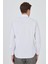 Uzun Kol Desenli Armürlü Sert Yaka Cepsiz Pamuklu Classic Slim Fit Gömlek 1004250191 5