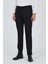 Siyah Esnek Yandan Cepli Casual Slim Fit Pantolon 1003250158 2