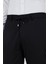 Siyah Esnek Yandan Cepli Casual Slim Fit Pantolon 1003250158 4