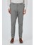 Füme Gabardin Yan Cep Düz Paça Comfort Fit Pamuklu Casual Chino Pantolon 1003250121 1