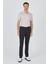 Koyu Antrasit Esnek Yandan Cepli Casual Slim Fit Jogger Pantolon 1003250156 2