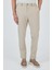 Bej Esnek Yandan Cepli Casual Slim Fit Jogger Pantolon 1003250162 1