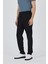 Siyah Esnek Yandan Cepli Casual Standart Fit Jogger Pantolon 1003250119 3