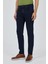 Koyu Lacivert Gabardin 5 Cep Düz Paça Casual Slim Fit Pamuklu Denim Pantolon 1023250151 3