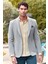 Sarı Uzun Kollu Biritli Yaka Biyeli Pamuklu Likralı Casual Slim Fit Dar Kesim Gömlek 1004240232 1