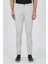 Gri Armürlü Yan Cep Düz Paça Slim Fit Pamuklu Casual Chino Pantolon 1003250120 1