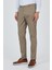Koyu Vizon Gabardin Yan Cep Düz Paça Comfort Fit Pamuklu Casual Chino Pantolon 1003250121 3
