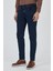 Lacivert Gabardin 5 Cep Düz Paça Casual Slim Fit Pamuklu Denim Pantolon 1023250151 2