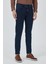 Lacivert Gabardin 5 Cep Düz Paça Casual Slim Fit Pamuklu Denim Pantolon 1023250151 3