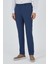 Lacivert Esnek Yandan Cepli Casual Slim Fit Jogger Pantolon 1003250162 2
