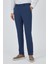 Lacivert Esnek Yandan Cepli Casual Slim Fit Jogger Pantolon 1003250162 3