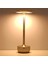 Kablosuz LED Masa Lambası Stern Abajur Alüminyum Gövde Dokunmatik Kontrol, 3 Renkli Işık, 2600MAH Şarjlı, Kesintisiz 6-8 Saat Kullanım, Modern Tasarım, Restoran ve Ev Için Atmosfer Aydınlatması 4