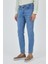 Koyu Mavi Gabardin 5 Cep Düz Paça Casual Slim Fit Pamuklu Denim Pantolon 1023250156 2
