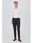 Koyu Antrasit Yan Cep Açık Paça Slim Fit Esnek Classic Pantolon 1003250906 4