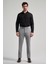 Gri Esnek Yandan Cepli Slim Fit Classic Pantolon 1003250160 2