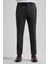Siyah Esnek Yandan Cepli Slim Fit Classic Pantolon 1003250160 6